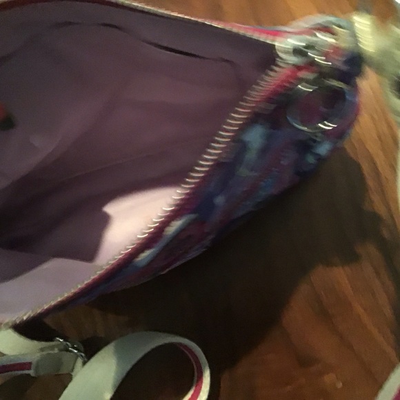 Coach Poppy Pop C Signature Graffiti Crossbody Sequin Ltd Ed 46347 Purse Bag EUC - Picture 7 of 9